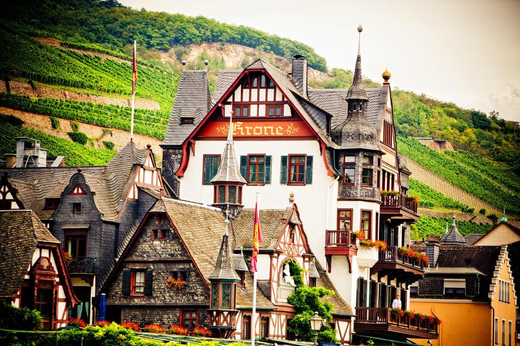 Hotel Krone Assmannshausen Rüdesheim am Rhein Exterior foto