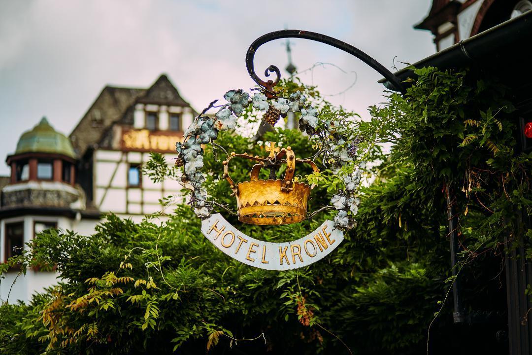 Hotel Krone Assmannshausen Rüdesheim am Rhein Exterior foto